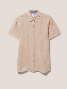 WHITE STUFF <BR>
Short Sleeved Mens Pembroke Linen Shirt <BR>