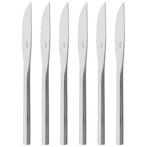 STELLAR <BR>
Rochester Polished Set Of 6 Steak Knives Gift Box <BR>