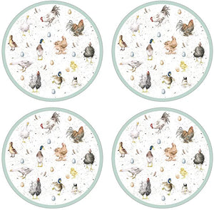 PIMPERNEL <BR>
Wrendale round Placemats set of 4 <BR>