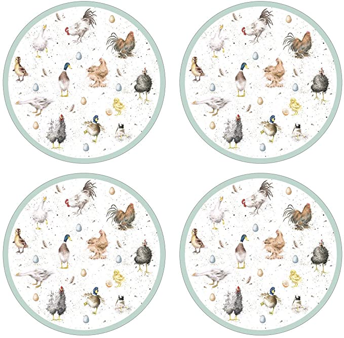 PIMPERNEL <BR>
Wrendale round Placemats set of 4 <BR>