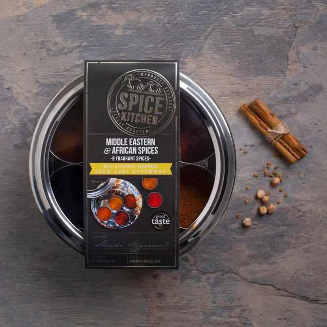 SPICE KITCHEN <BR>
Middle Eastern & African Spice Tin <BR>