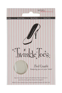 SECRET WEAPONS <BR>
Twinkle Toes Heel Guards <BR>