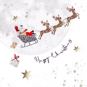 EDDINGTONS <BR>
Christmas Santa Ride Paper Napkins <BR>
