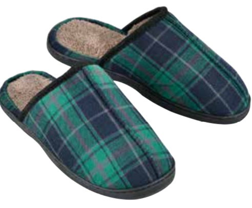 COASTAL <BR>
Mens Slippers <BR>
Tartan <BR>
