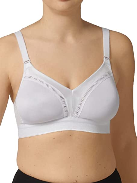 TRIUMPH <BR>
Triaction Workout Non-Wired Bra <BR>
White <BR>