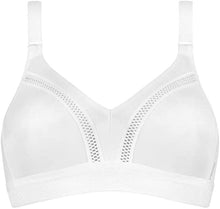 Load image into Gallery viewer, TRIUMPH &lt;BR&gt;
Triaction Workout Non-Wired Bra &lt;BR&gt;
White &lt;BR&gt;
