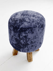 VOYAGE MAISON <BR>
Monty Stool Deep Blue Velvet <BR>