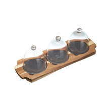 Load image into Gallery viewer, ARTESA &lt;BR&gt;
Appetiser Serving Set with Glass Domes &lt;BR&gt;
