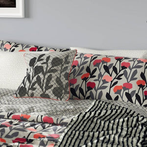 HELENA SPRINGFIELD <BR>
Ava Duvet Cover sets <BR>
Stone, Grey & Coral <BR>