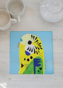 PETE CROMER <BR>
Budgerigar Trivet <BR>