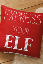 Load image into Gallery viewer, CATHERINE LANSFIELD &lt;BR&gt;
Express Your Elf Cushion &lt;BR&gt;
Red &lt;BR&gt;
