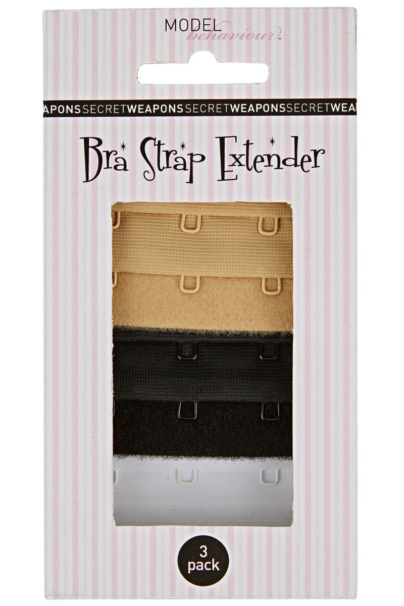 SECRET WEAPONS <BR>
Bra Strap Extensions - 3 Hook <BR>