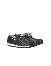 Load image into Gallery viewer, FLUCHOS &lt;BR&gt;
Timeless Mens Deck Shoes &lt;+BR&gt;
Navy &lt;BR&gt;
