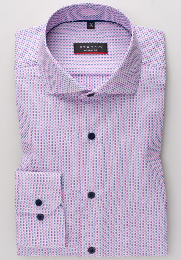 ETERNA <BR>
Long Sleeve Modern Fit Shirt <BR>