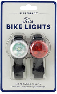 KIKKERLAND <BR>
Fiets Bicycle Lights set of 2 <BR>