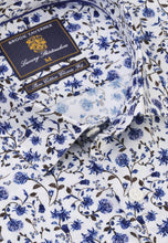 Load image into Gallery viewer, BROOK TAVERNER &lt;BR&gt;
Floral Print LS Shirt &lt;BR&gt;
Blue &lt;BR&gt;

