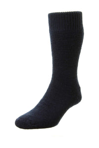 HJ HALL <BR>
Fully Cushioned - Wool Rich® Socks <BR>
Navy <BR>
