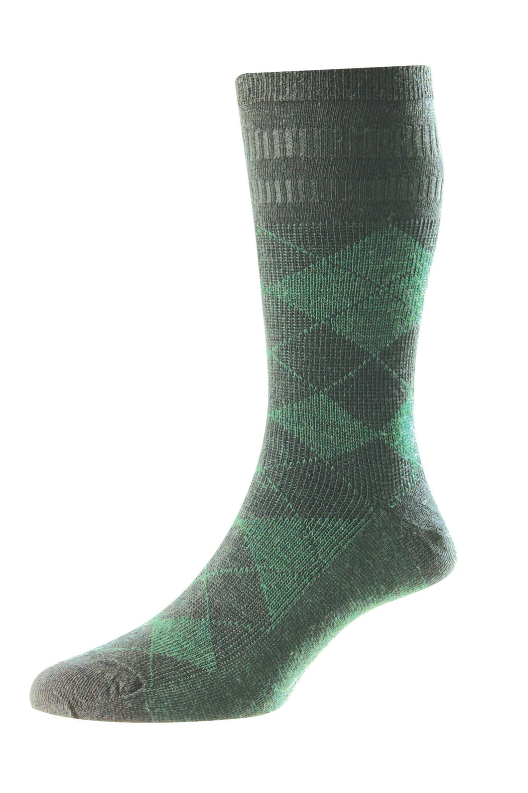 HJ SOCKS <BR>
Argyle Wool Rich Softop Socks <BR>