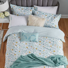 Load image into Gallery viewer, KATIE PIPER &lt;BR&gt;
Restore Petal &lt;BR&gt;
Aqua &lt;BR&gt;
Duvet COver Sets &amp; Throw &lt;BR&gt;
