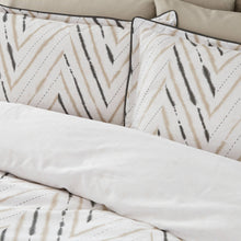 Load image into Gallery viewer, NALU NICOLE SCHERZINGER &lt;BR&gt;
Lani Duvet Cover Set &lt;BR&gt;
Linen &amp; Black &lt;BR&gt;
