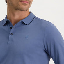 Load image into Gallery viewer, STATE OF ART &lt;BR&gt;
Long sleeved cotton polo in regular fit &lt;BR&gt;
