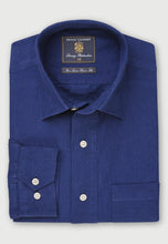 Load image into Gallery viewer, BROOK TAVERNER &lt;BR&gt;
Popover Linen Shirt &lt;BR&gt;
Cobalt &lt;BR&gt;
