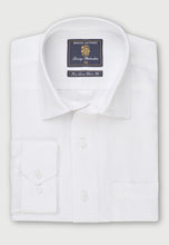 Load image into Gallery viewer, BROOK TAVERNER &lt;BR&gt;
Popover Linen Shirt &lt;BR&gt;
White &lt;BR&gt;
