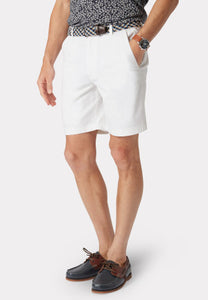 BROOK TAVERNER <BR>
Ribblesdale Cotton Shorts <BR>
White <BR>