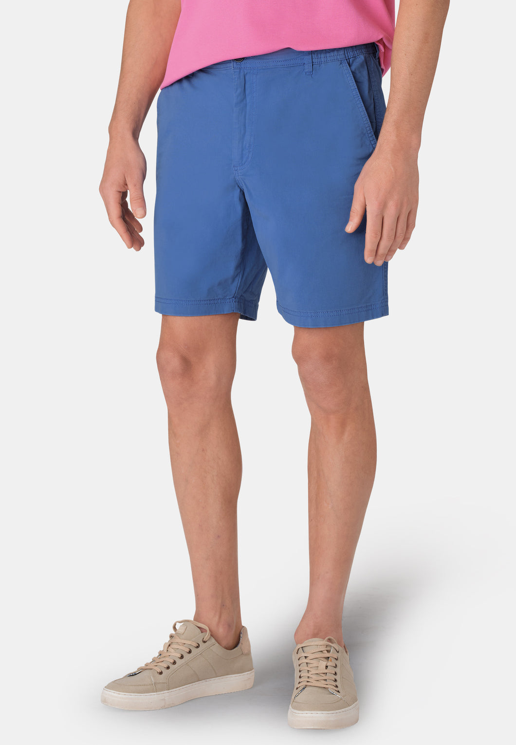 BROOK TAVERNER <BR>
Ribblesdale Cotton Shorts <BR>
Blue <BR>