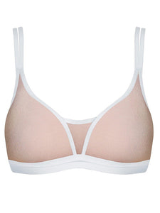 ROYCE <BR>
Twin Pack, T-Shirt bra with racer option <BR>
One Blush & One Grey <BR>