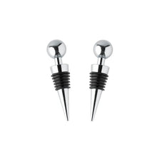 Load image into Gallery viewer, TAYLORS EYE WITNESS &lt;BR&gt;
Taproom Two Piece Chrome Ball Bottle Stopper Set &lt;BR&gt;

