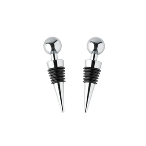 TAYLORS EYE WITNESS <BR>
Taproom Two Piece Chrome Ball Bottle Stopper Set <BR>
