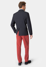 Load image into Gallery viewer, BROOK TAVERNER &lt;BR&gt;
Tatton Washed Cotton Linen Jacket &lt;BR&gt;
Indigo &lt;BR&gt;
