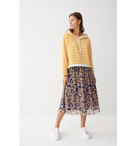MORE & MORE <BR>
Striped Hoody <BR>
Mango <BR>